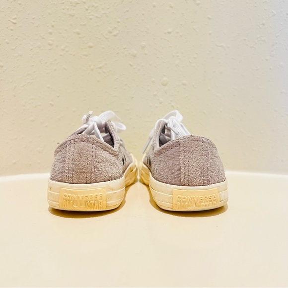 Converse Kids Custom Rare Unisex Low Top Lilac Leather Sneakers 11 - Picture 6 of 7